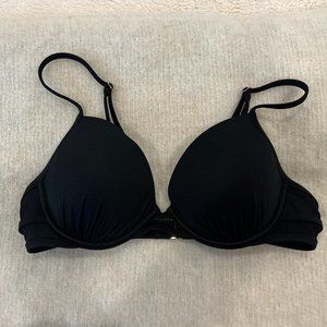 Shade & Shore Swimsuit Bikini Top Black 36B